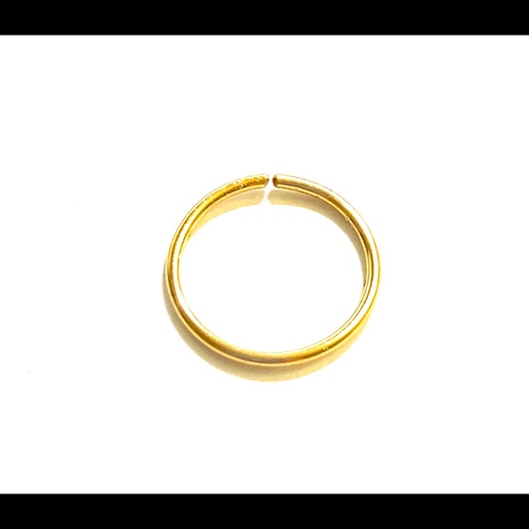 Lulu and Blue Jewelry - 14k Gold Filled Nose Hoop Ring 18 Gauge